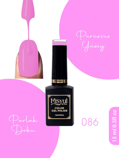UV Led Kalıcı Oje Nail Art 15 ml 086