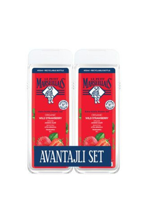 6 Adet Çilek Duş Jeli 2X400 Ml