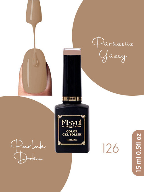 UV Led Kalıcı Oje Nail Art 15 ml 126