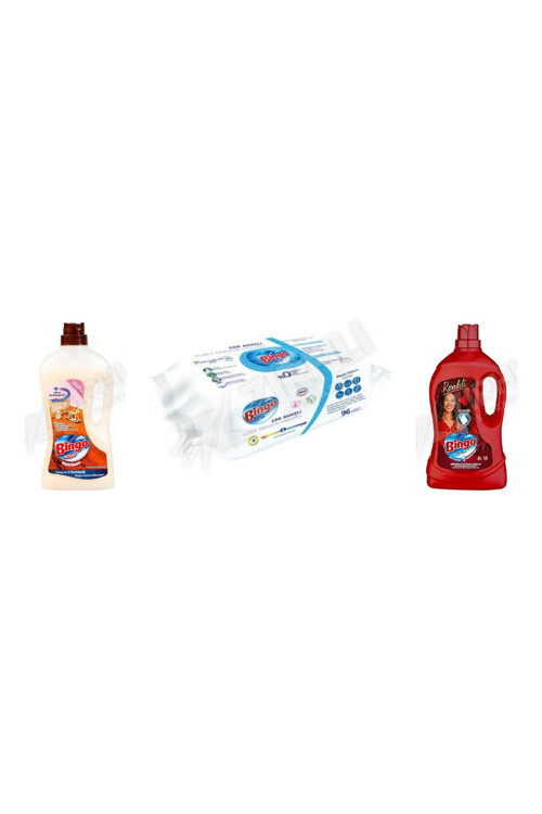 Ahşap Tem. 1 L + Yüzey Tem. Havlusu 96'Lı + Renkliler 3Lt 3'Lü Set