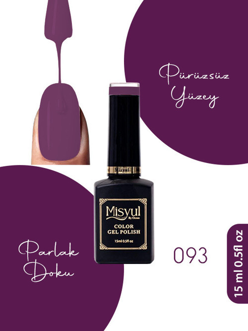 UV Led Kalıcı Oje Nail Art 15 ml 093