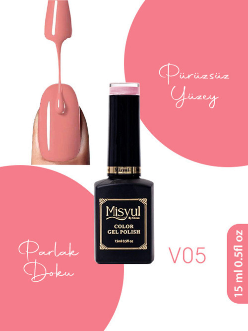 UV Led Kalıcı Oje Nail Art 15 ml Vitray Serisi V05