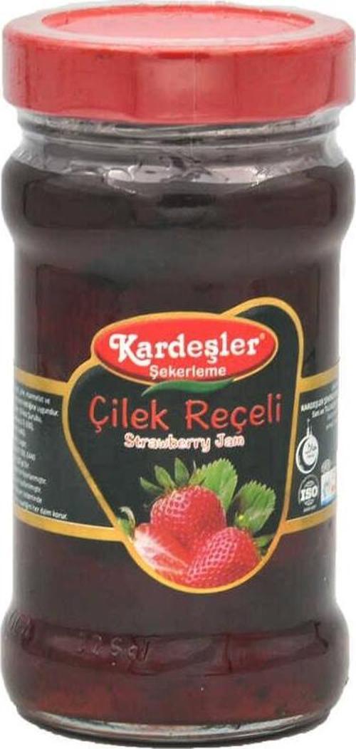 Çilek Reçeli Cam Kavanoz 380 G