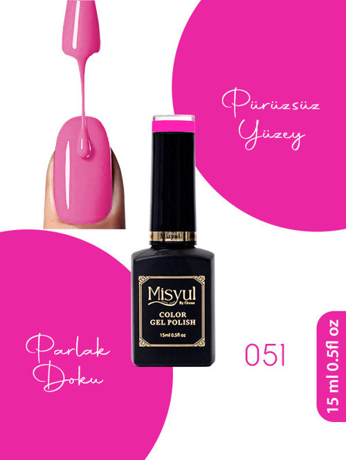 UV Led Kalıcı Oje Nail Art 15 ml 051
