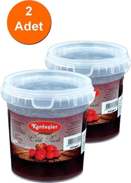 Çilek Reçeli Kova 800 G x 2 Adet