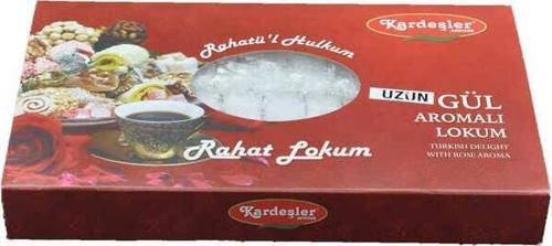Gül Aromalı Uzun Hediyelik Lokum 700 G