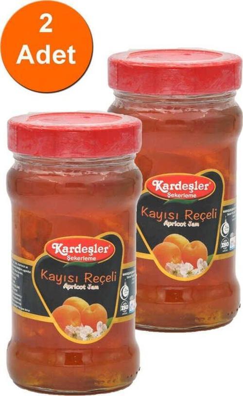 Kayısı Reçeli Cam Kavanoz 380 G x 2 Adet