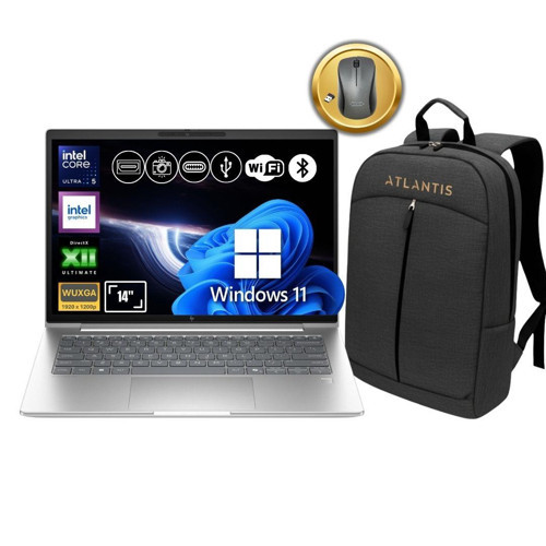 Elitebook 6 Aı G1i Ultra 5 225U 64GB Ram 512GB SSD 14" W11Pro Notebook CV0G0ET ATL37 + Çanta&Mouse