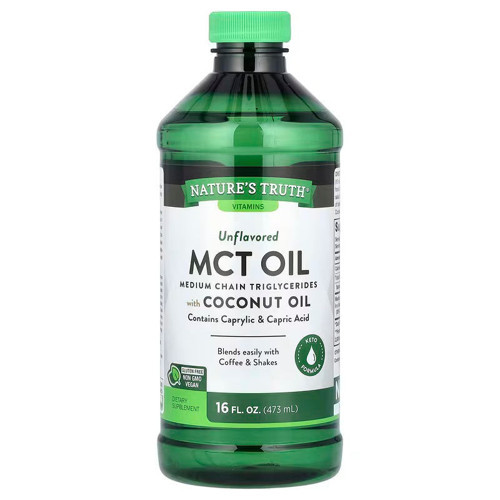 MCT Oil with Coconut Oil Capric Acid 473 ml