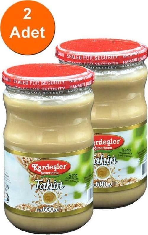 Tahin (%100 Susamdan) Cam Kavanoz 500 G x 2 Adet