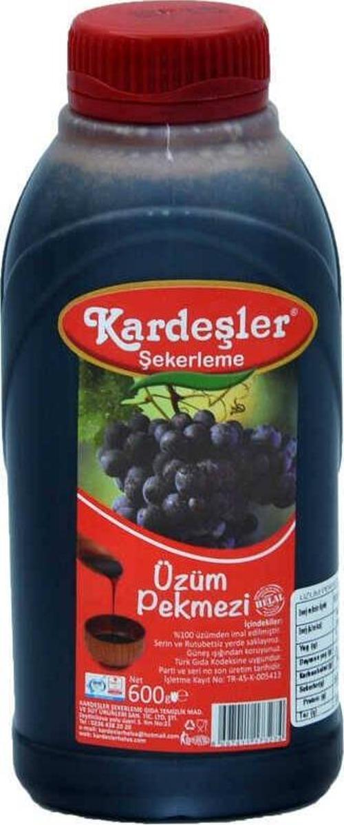 Üzüm Pekmezi (%100 Üzüm) Bidon 600 G