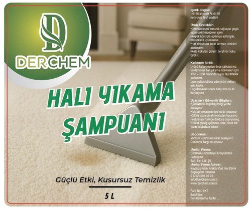 HALI YIKAMA ŞAMPUANI (KÖPÜKSÜZ) 5 LT