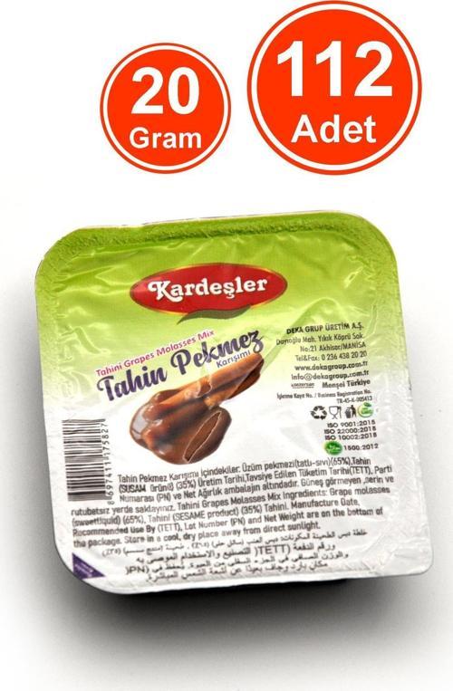 Tahin Pekmez Karışım Piknik Kahvaltılık 20 G x 112 Adet