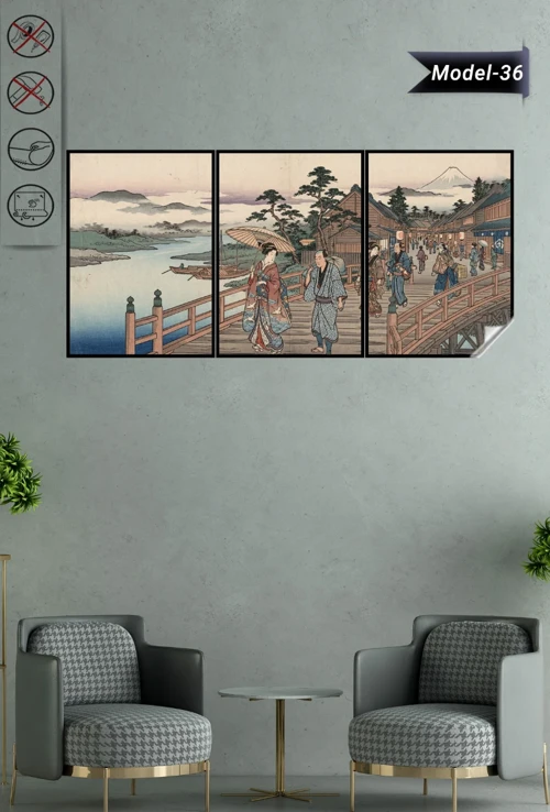 Statik Tutunma Özellikli Tablo - Poster Diğer (Model- 36)