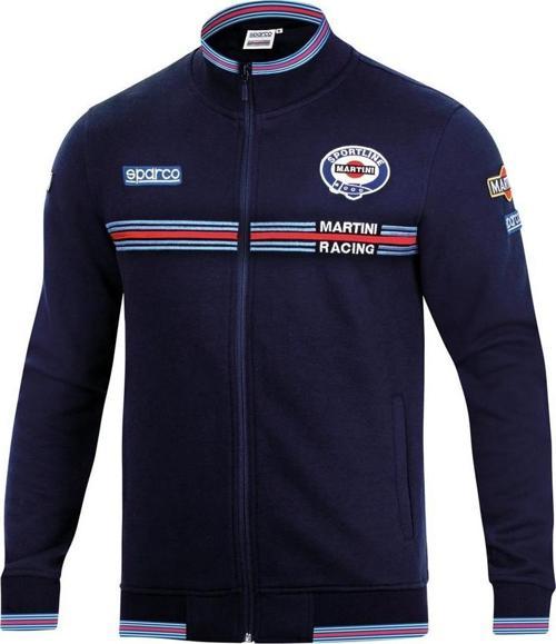MARTİNİ RACİNG FELPA FULL ZIP LACİVERT CEKET  S  BEDEN