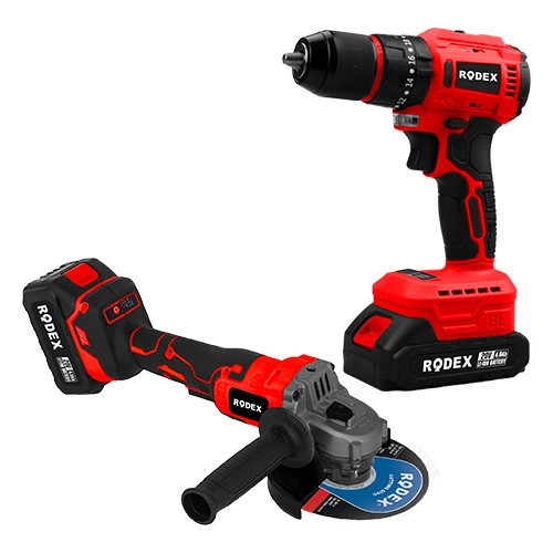 2'Lİ Makine Seti 20V 2x4.0Ah LI-ION D.MATKAP 45NM AVUÇ TAŞLAMA 125MM BMC