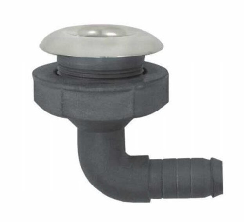 Krom Flanşlı Sintine Çıkışı 3/4'', Dirsek