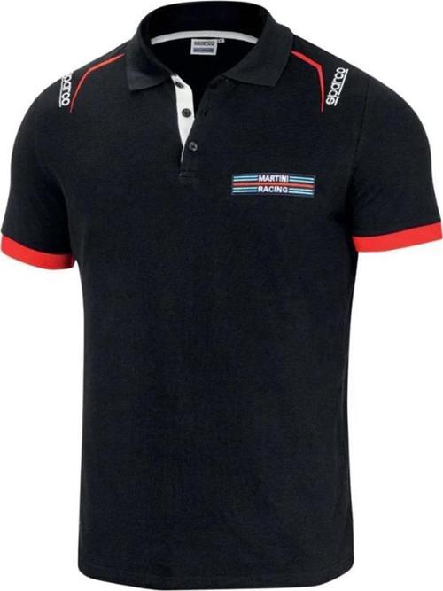 MARTİNİ RACİNG POLO EMBROIDERIES SİYAH T-SHİRT S BEDEN