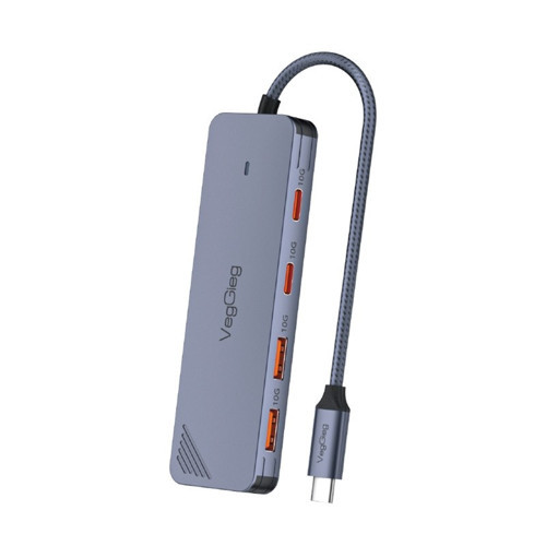 4 Portlu 10Gbps Type-C to 2*USB-A 2*Type-C USB 3.2 Gen2 USB Çoklayıcı Dönüştürücü Hub