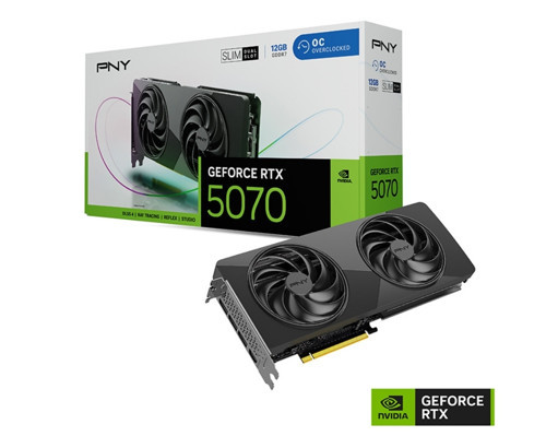 GeForce RTX 5070 OC 12GB Dual-Fan Slim GDDR7 192Bit (VCG507012DFSXPB1-O)