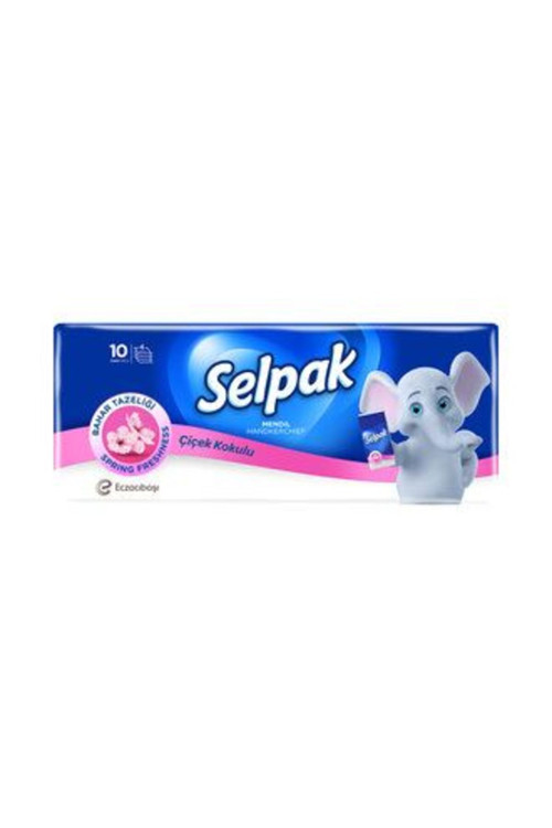 2 Adet Çiçek Kokulu Mendil 10'Lu Paket