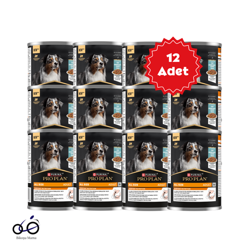 Jöle İçinde Balıklı Yetişkin Köpek Konservesi 400grX12 Adet