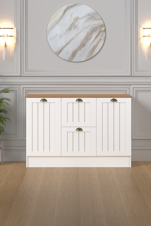 120 Cm Clara Konsol, Çok Amaçlı Konsol, Çok Amaçlı Dolap