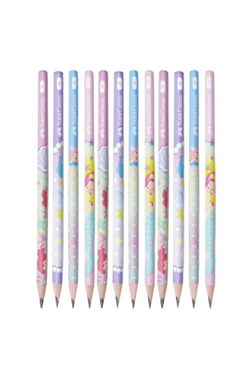 Faber-Castell Denizkızı 2B Yuvarlak Kurşun Kalem 12 Adet 59257