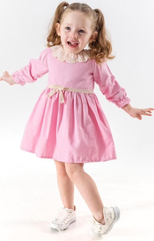 Kız Bebek Kız Çocuk Doğum Günü Parti Düğün Elbise Astarlı Çocuk Giyim Bebek Giyim ELBDNTLKMR