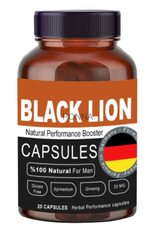 Black Lion Men Booster Erkeklere Özel Sertlik Performanse 20'Li