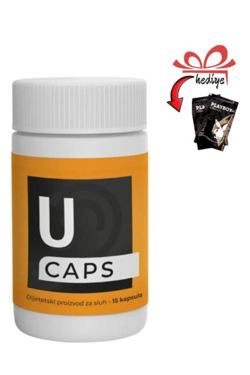 U Caps Erkeklere Özel Destekleyici 15'Li X 2 Ad. + Kayganlaştırıcı Jelle