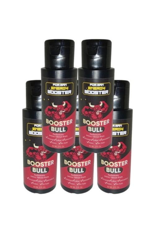 Booster Bull 5Li Paket Erkeklere Özel Yüksek Hızlı Aktivasyon Kremi 60 Ml - 5 Adet 60 Ml