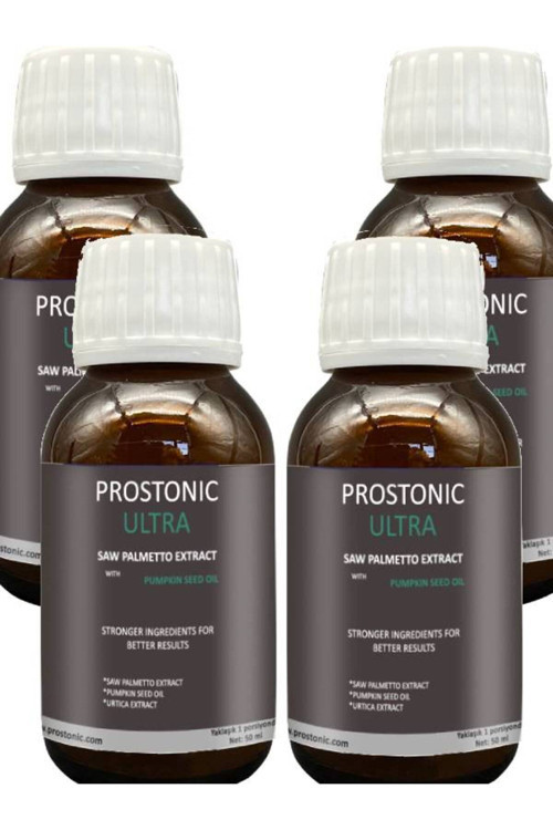 Prostonic Saw Palmetto Ultra Erkeklere Doğadan Gelen Rahatlık Ve Canlılık Formülü 50 Ml X 4 Adet