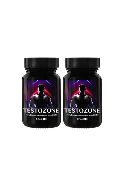 Testozone 2 Kutu Erkeklere Özel L-Argininli Lepidyumlu 21Li Formül