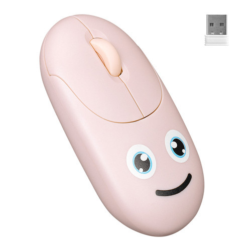 Sm-26 Fashion 2.4Ghz Pembe Kabartmalı Kablosuz Mouse