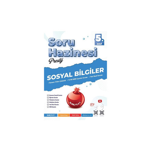 Nartest Yayınları 5. Sınıf Prestij Sosyal Bilgiler Soru Hazinesi