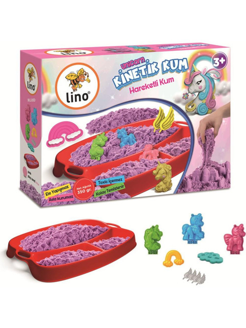 Kinetik Kum Seti Unicorn (350 Gr Kum + 6 Kalıp)