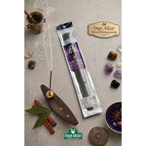 Darshan Aroma Fusion Meditation (Meditasyon) El Yapımı 15 Adet Çubuk Tütsü 28 cm