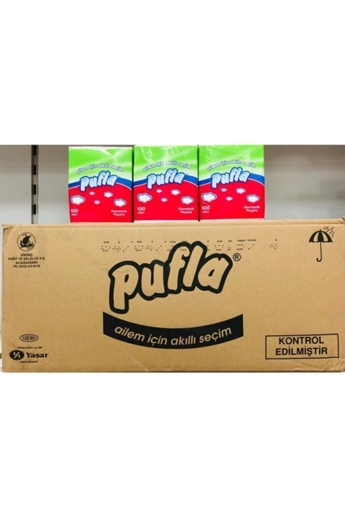 Pufla 100lü.kare Peçete Koli 32li.paket
