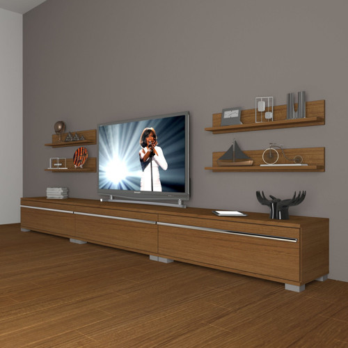 Eko 270r Mdf Tv Ünitesi Tv Sehpası - Naturel Ceviz
