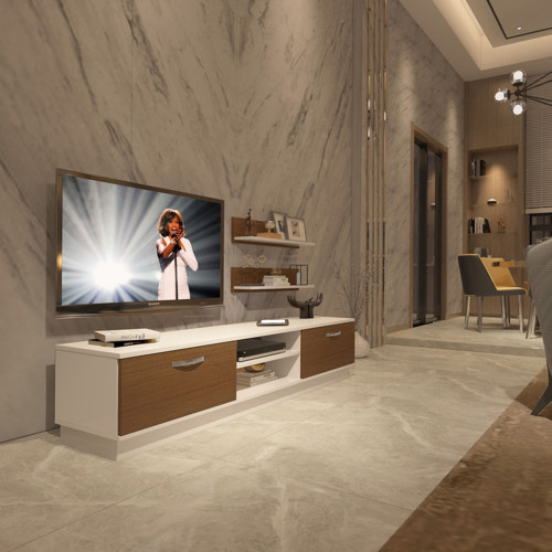 Eko 4b Slm Dvd Tv Ünitesi Tv Sehpası - Beyaz Ceviz