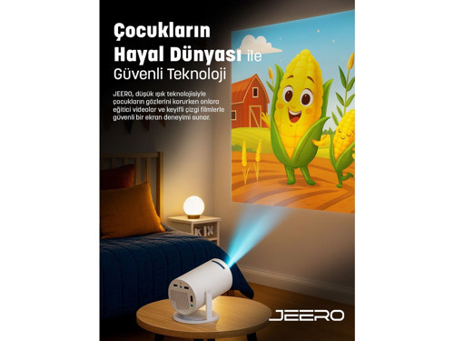 HY300PRO Multimedia Ultra Hd 1080p Android 13 Projeksiyon Cihazı (Türkçe Menü) H713 Chipset