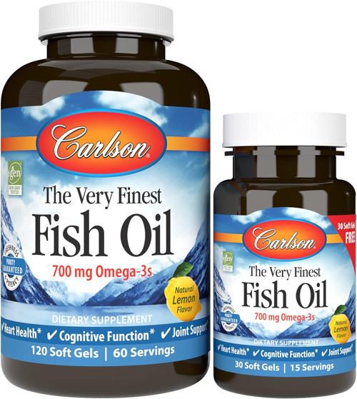 The Very Finest Fish Oil 700 Milligrams 120 + 30 free Softgels