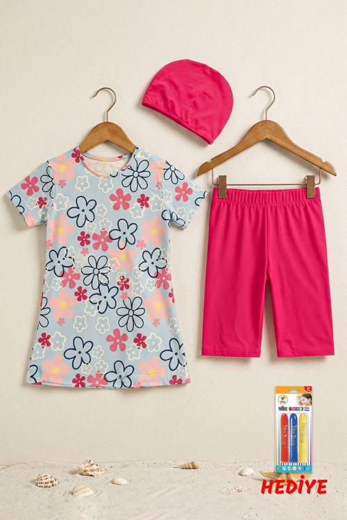 Daisy Bloom Kız Çocuk Mayo Takımı