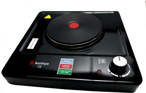 Tek Gözlü Elektrikli Ocak Siyah