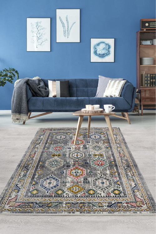 DİJİTAL BASKILI Kaymaz Taban Yıkanabilir Modern Mutfak Halısı Salon Halısı Yolluk