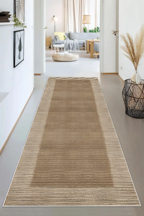 DİJİTAL BASKILI Kaymaz Taban Yıkanabilir Modern Mutfak Halısı Salon Halısı Yolluk