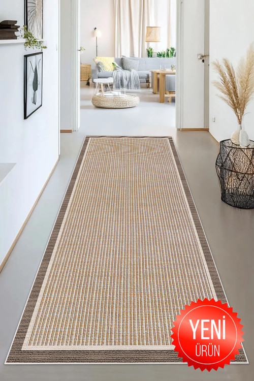 DİJİTAL BASKILI Kaymaz Taban Yıkanabilir Modern Mutfak Halısı Salon Halısı Yolluk