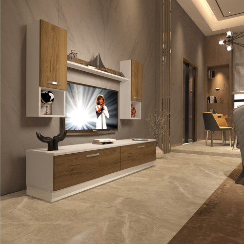 Eko 5dab Mdf Std Tv Ünitesi Tv Sehpası - Beyaz Pera
