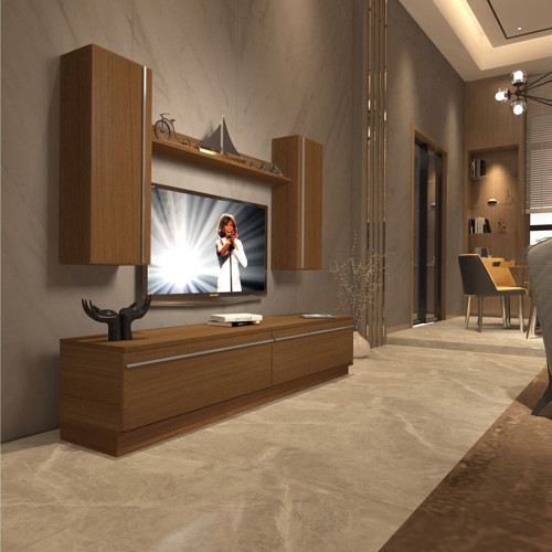 Eko 5db Mdf Std Tv Ünitesi Tv Sehpası - Naturel Ceviz